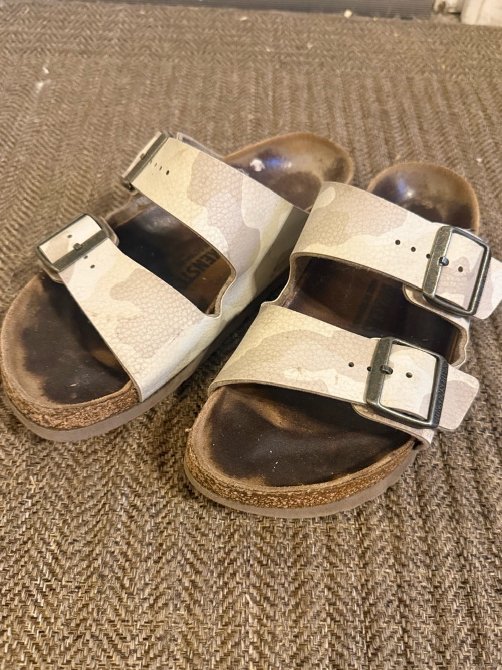 Birkenstock Desert Tan Camo Arizona Sandals